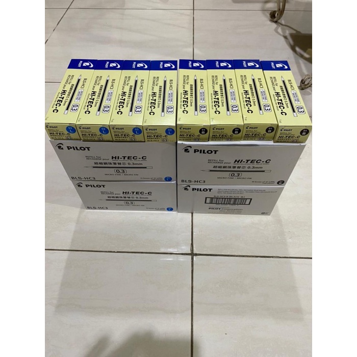 

isi pulpen hitech c pilot 0.3 / bolpen kitab / original / refil bolpen