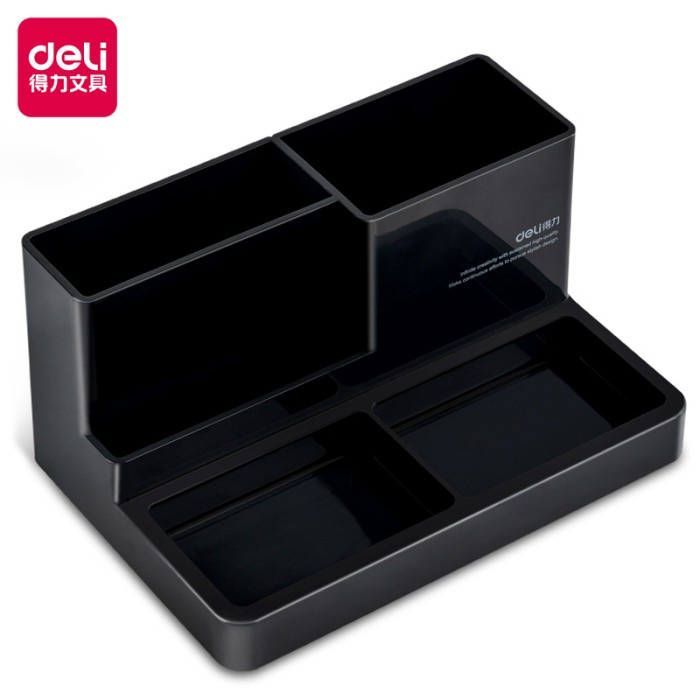 

TERBAIK Deli Desk Organizer/Tempat Alat Tulis/Make Up/Aksesoris 4 Slot 9115 Code 4961