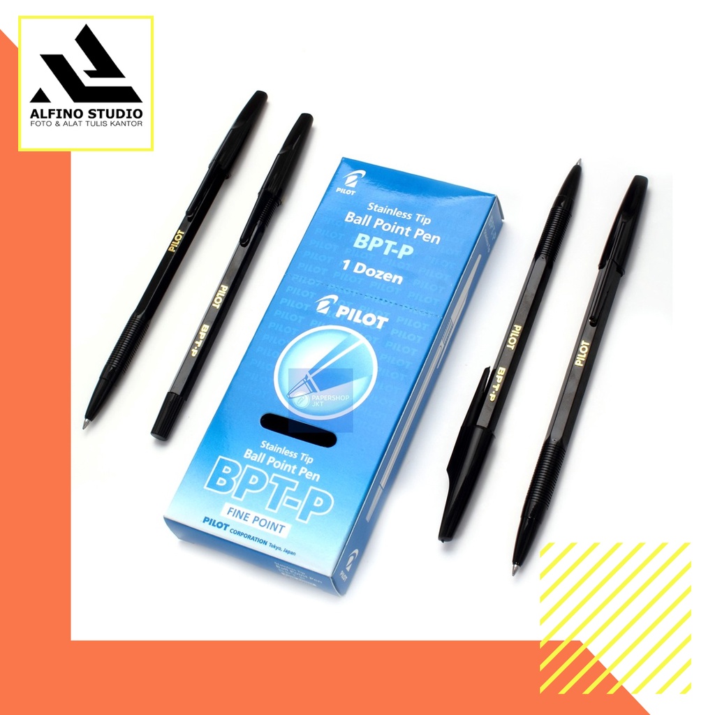 

POLPEN / BOLPOIN / BOLLPOINT / PEN PILOT HITAM MERAH BIRU 12 PCS