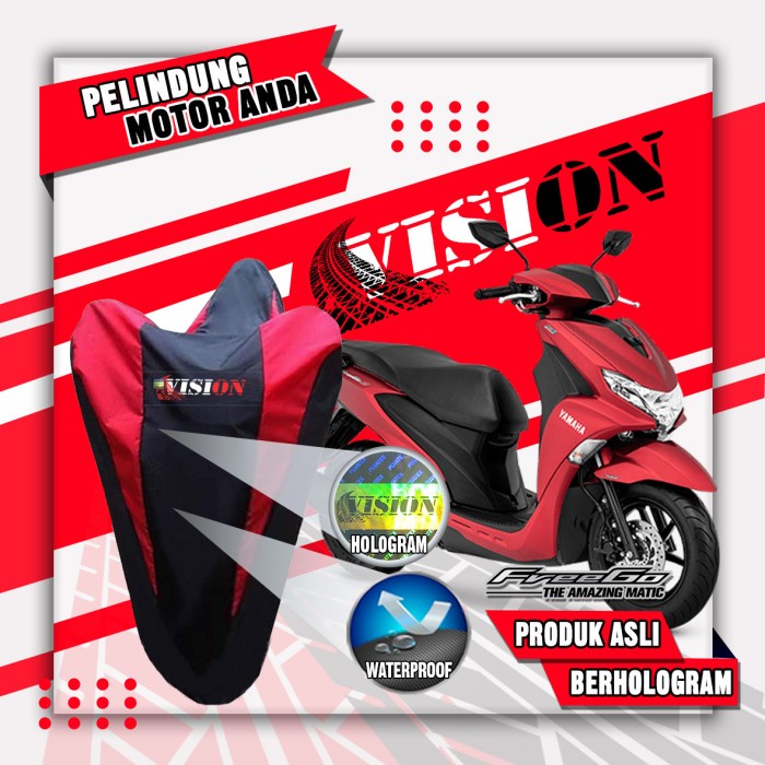 COVER MOTOR SARUNG MOTOR PENUTUP MOTOR YAMAHA FREEGO WATERPROOF