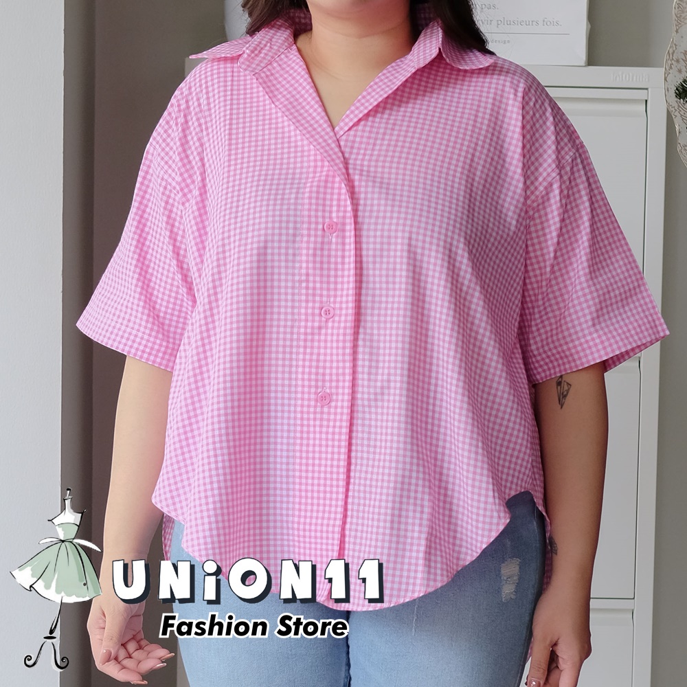 UNION11  -  KEMEJA JUMBO XXXXL WANITA LD 130 /  ATASAN JUMBO WANITA LD 130 / KEMEJA WANITA JUMBO LD 130 / ATASAN JUMBO WANITA / KEMEJA JUMBO WANITA MUAT BB 100 KG / VICTOR