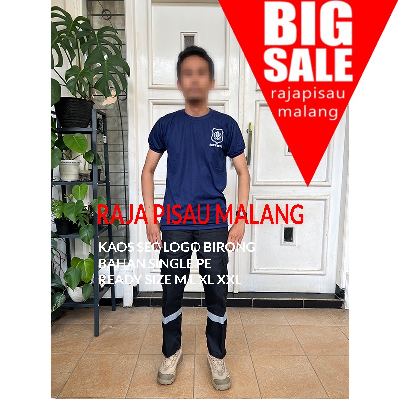 RPM Termurah Kaos Kombinasi Security Leher Pendek I Kaos Satpam