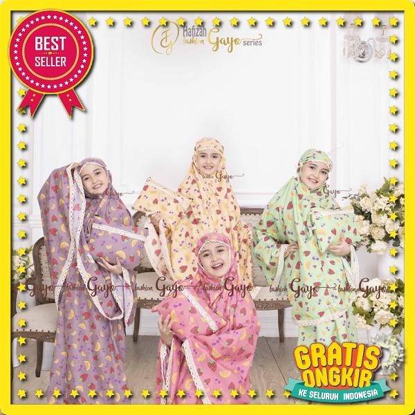 Mukena Anak Karakter Size S ( 4-6 Thn) Tas + Sajadah Little Ponny Mukena Anak Perempuan Tanggung Muk