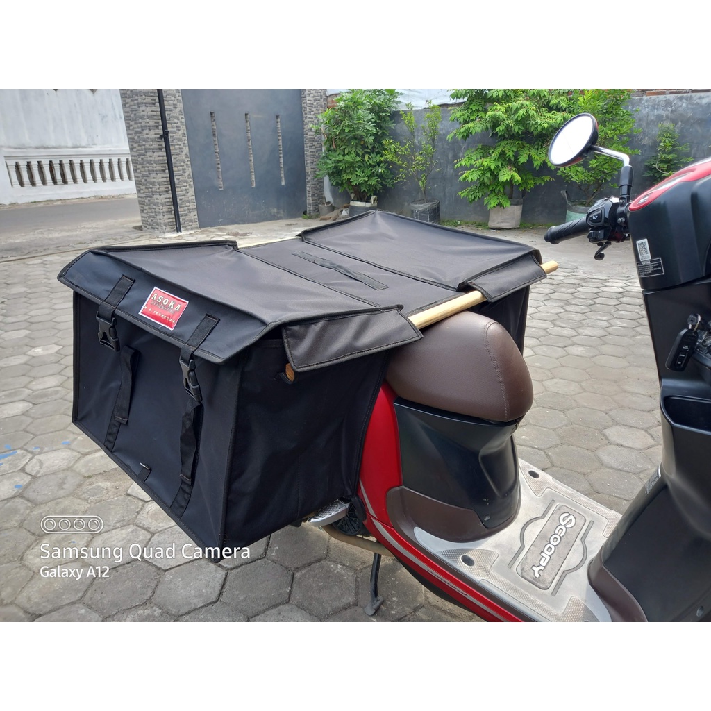 TPO Tas Kurir Motor Tas Obrok Motor Tas Seles Motor Tas Pos (Size Jumbo)