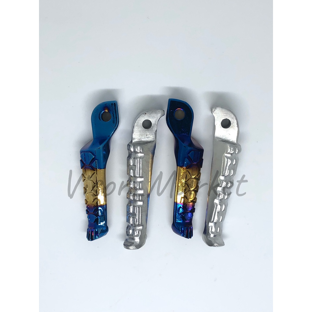 STEP TWOTONE APRILIA FOOTSTEP INJAKAN KAKI APRILIA UNIVERSAL STEP BELAKANG TWOTONE / SILVER