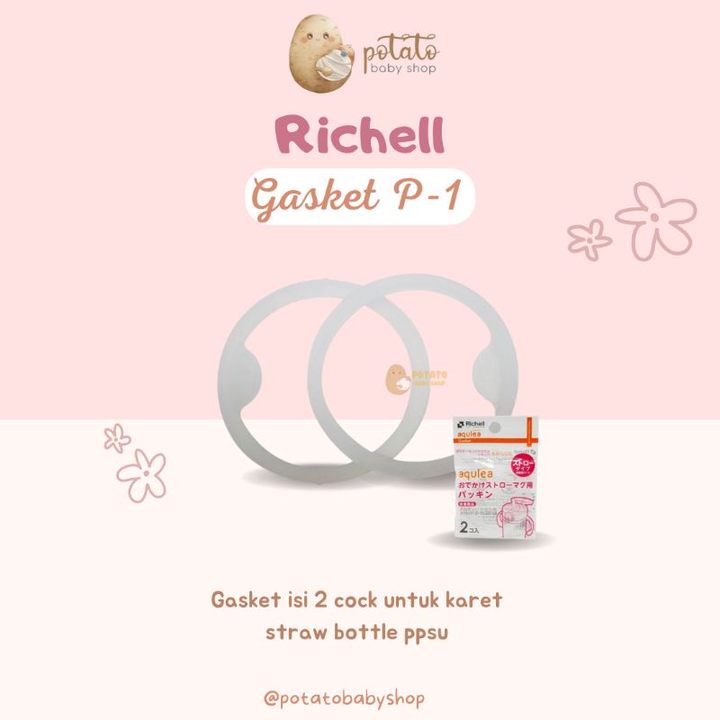 Richell Gasket P-1 &amp; P -7 - Karet Pengganti Botol Richell