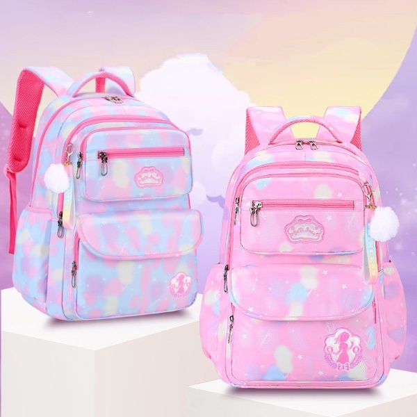 BJ57876 - BLUE/PINK/PURPLE - TAS RANSEL BESAR BIG SEKOLAH ANAK WANITA PEREMPUAN CEWEK FASHION IMPORT