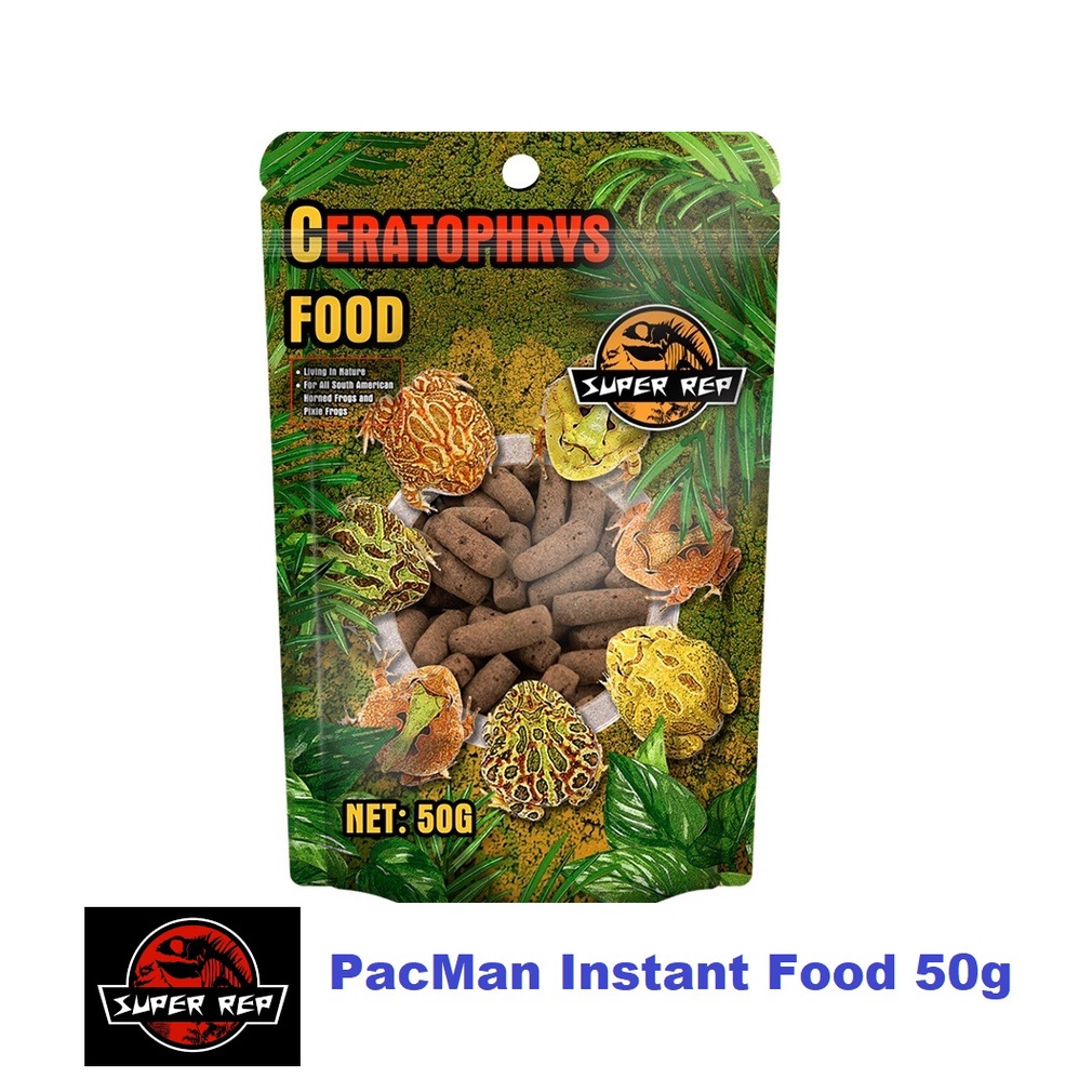 

Ceratophrys PacMan Food Makanan Pac Man Frog Instant High Protein SUPER REP