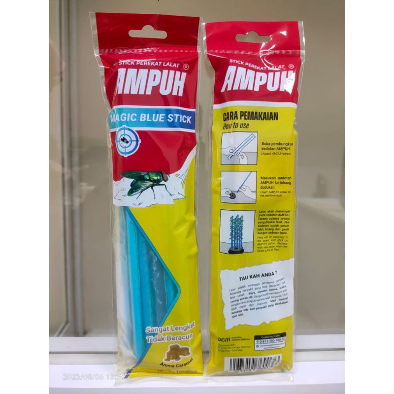 Lem Lalat Stick Sedotan AMPUH 10 pcs