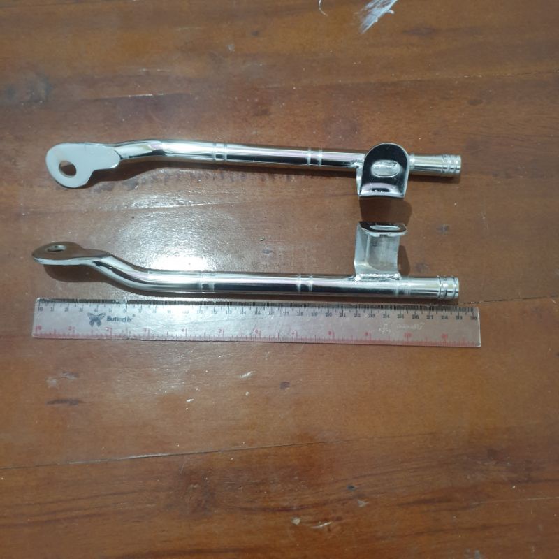 begel cb panjang crome begel belakang honda cb 100 cb 125 model bambu full crome