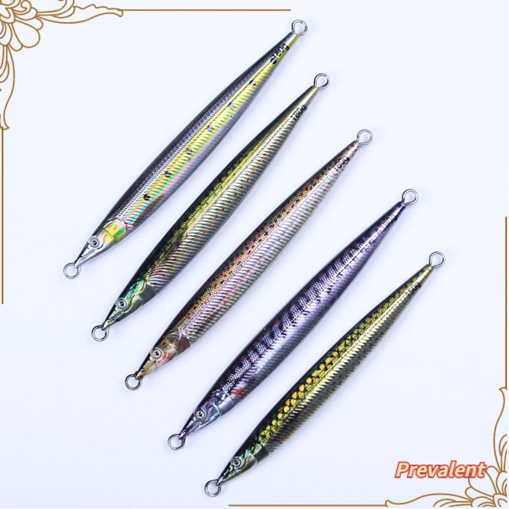 Preva Metal Fishing Lure Kait Ganda Panas Warna-Warni 80G Lead Casting