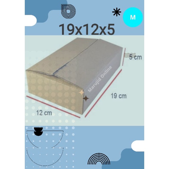 

KARDUS BOX 19x12x5
