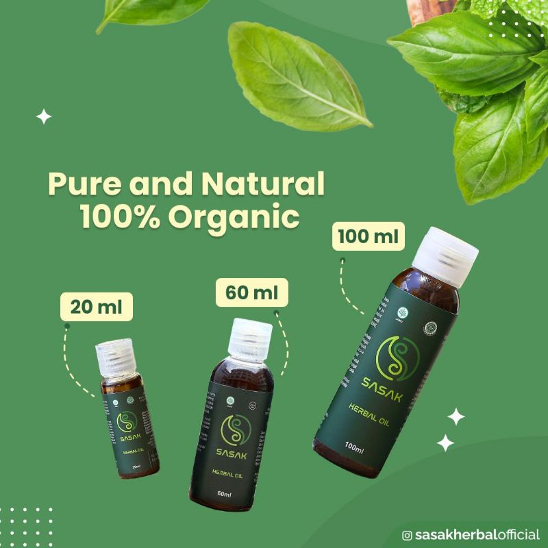 SASAK HERBAL OIL | MINYAK BALUR HERBAL | HEALING OIL
