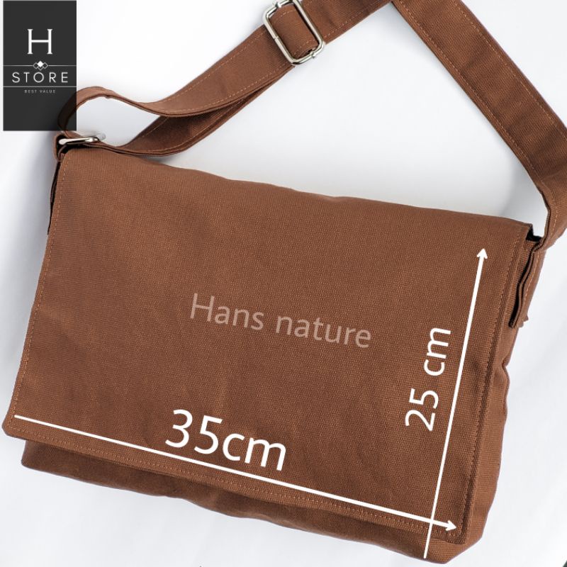 Levante - Tas Wanita / Pria Selempang Canvas Messenger bag
