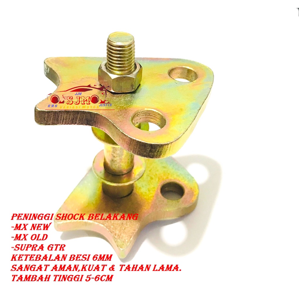 PENINGGI SHOCK MX NEW-MX OLD-SUPRA GTR PENINGGI SHOCK BELAKANG MX NEW MX LAMA SUPRA GTR TEBAL 6mm