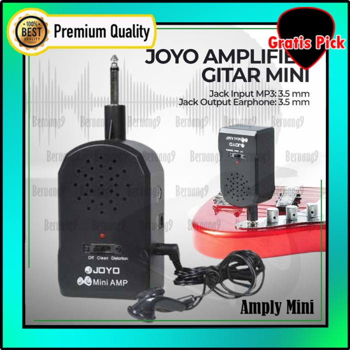 Amplifier Gitar Mini AMP Portable Sound Amply Pocket Original Joyo