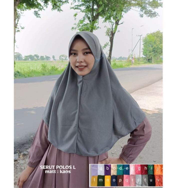 BELANJA MURMER Rabbani KW serut ukuran L/jilbab kaos/jilbab sekolah ✪ 883