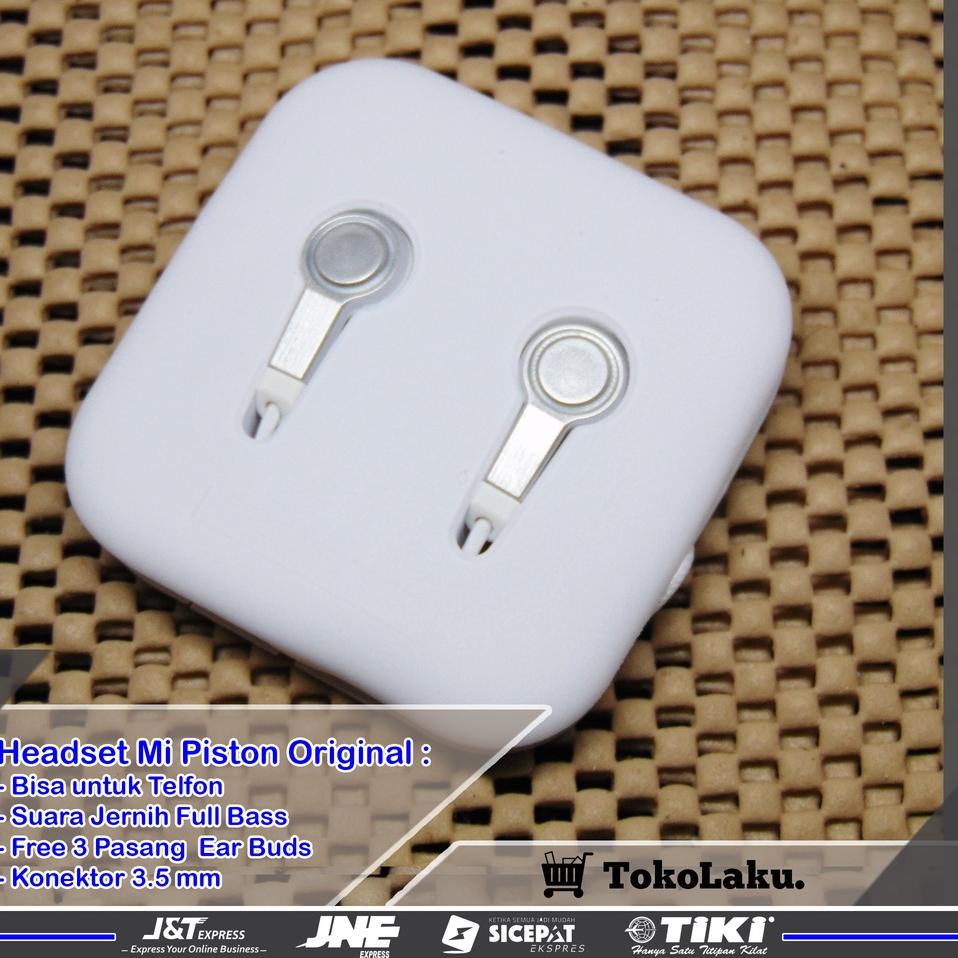 Super Laris Manis Headset Xiaomi Piston Mi In-Ear Original Eearphone Xiaomi Piston Mi In-Ear Origina