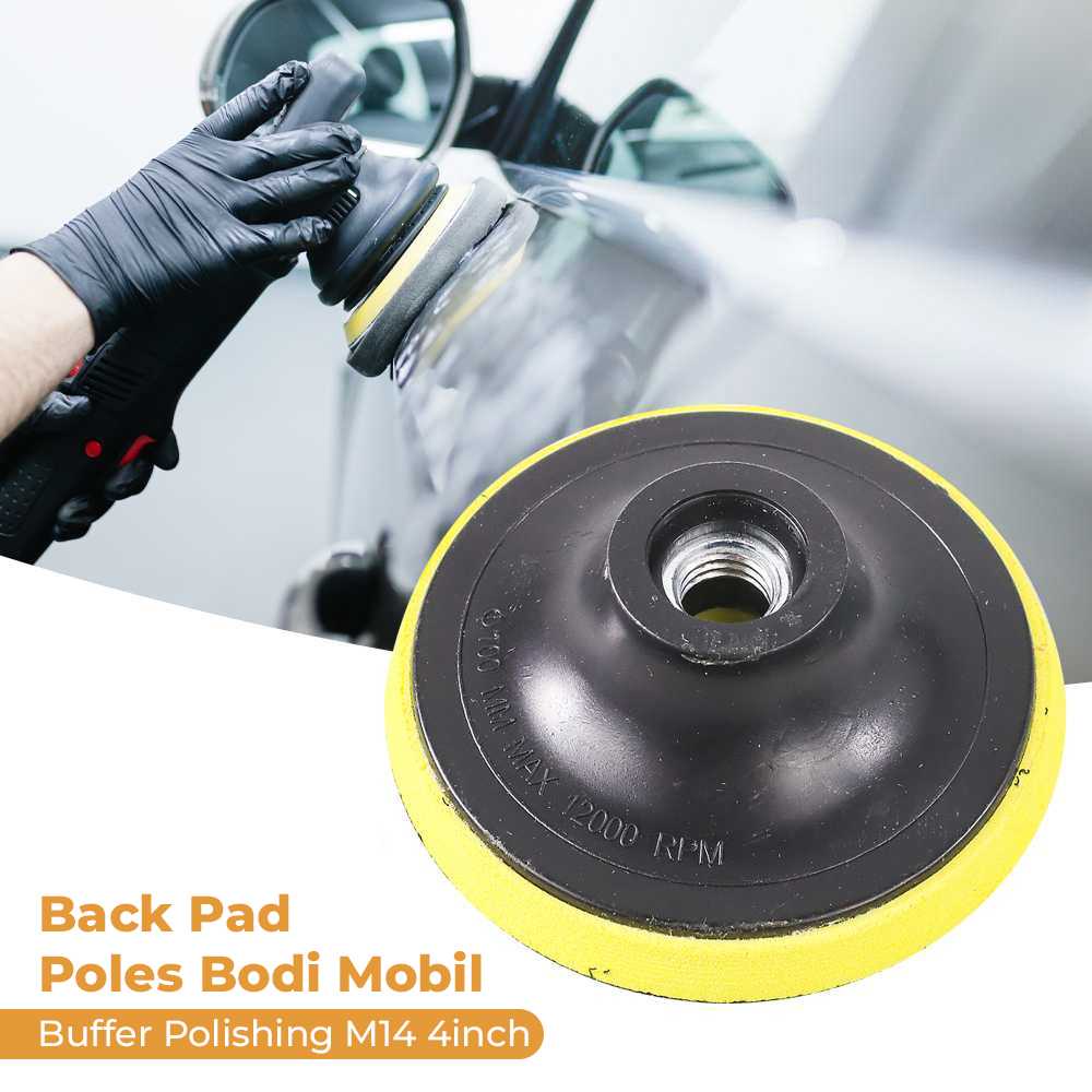 BOJECHER Back Pad Poles Bodi Mobil Wol Buffer Polishing M14 4inch - BJ80 ( Mughnii )