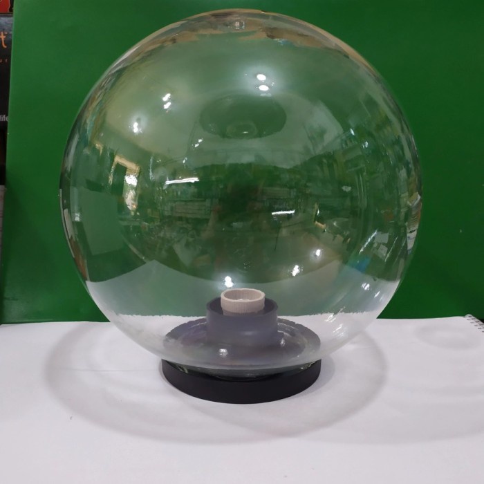 cusss order] Lampu Taman Pilar Pagar Outdoor Bulat 12 Inch 30cm Bulat Bening MEVAL