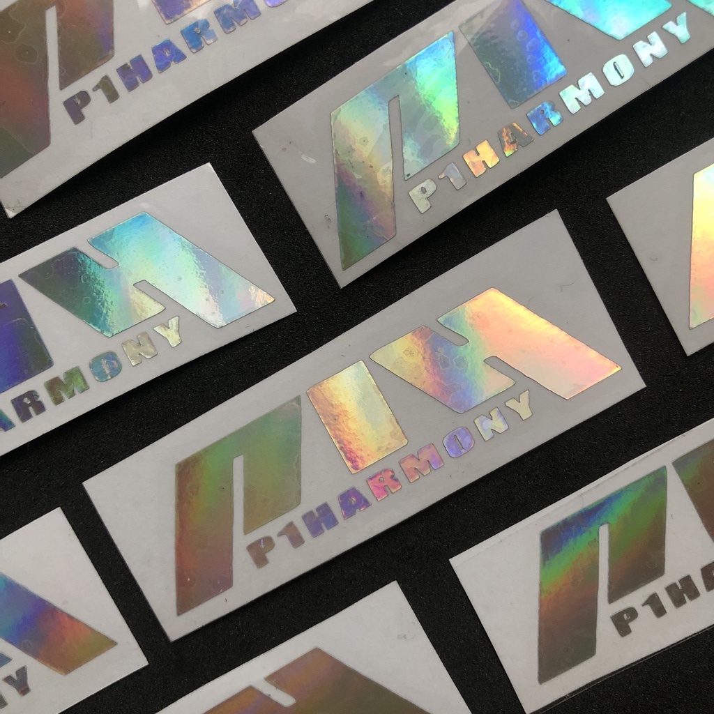 [kstuffind] P1HARMONY LOGO HOLOGRAM MURAH LOGO HOLO STIKER STICKER