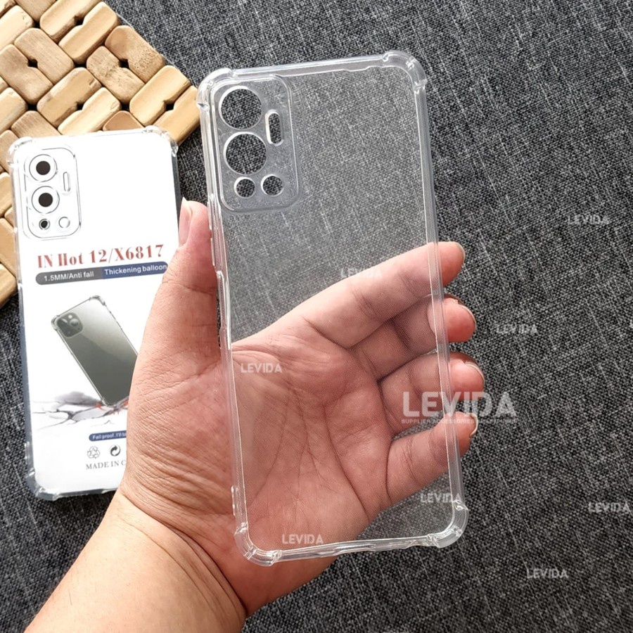 INFINIX HOT 30 HOT 30i HOT 20i HOT 10S HOT 12 PRO HOT 12 HOT 12i HOT 12 PLAY CASE SOFTCASE HD CRACK BUMPER SHOCKPROOF ANTICRACK TEBAL SILIKON KARET CASING COVER