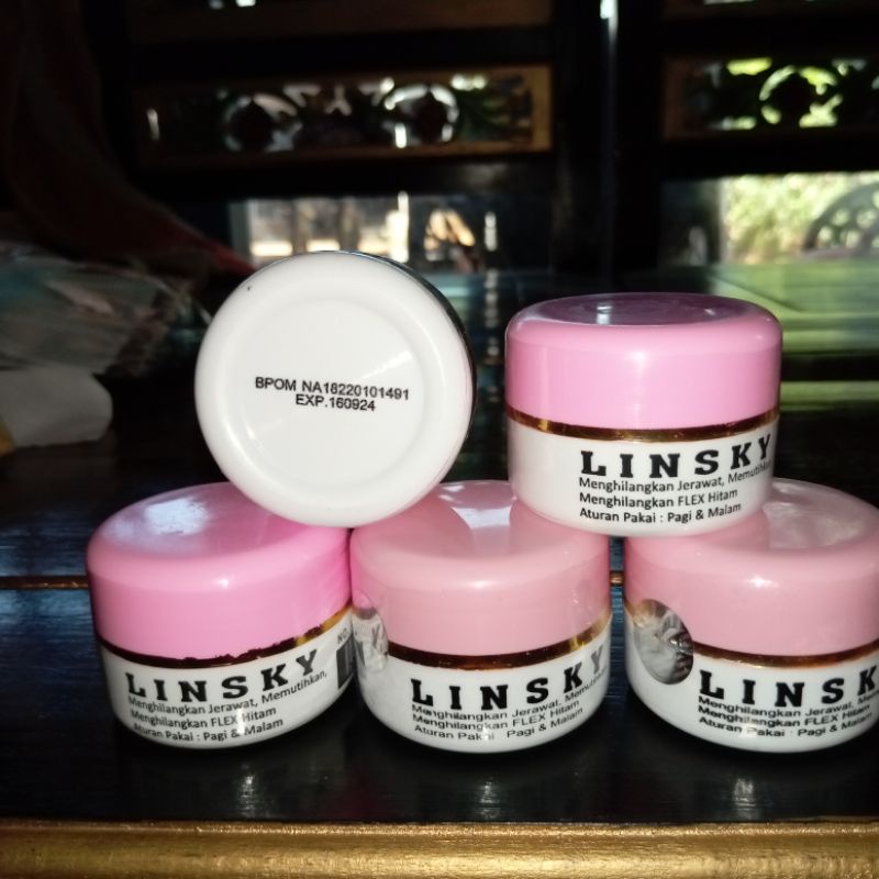 LINSKY BPOM ORIGINAL TUTUP PINK 100% original