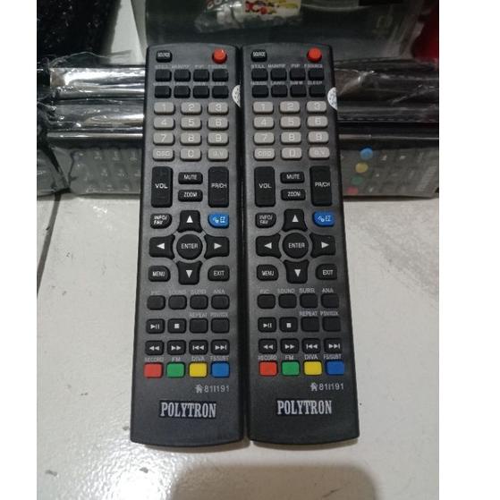 ぺ REMOT REMOTE TV POLYTRON CINEMAX LED/LCD 81l191 PLD 24T8511 PALING DICARI 878 ⇶