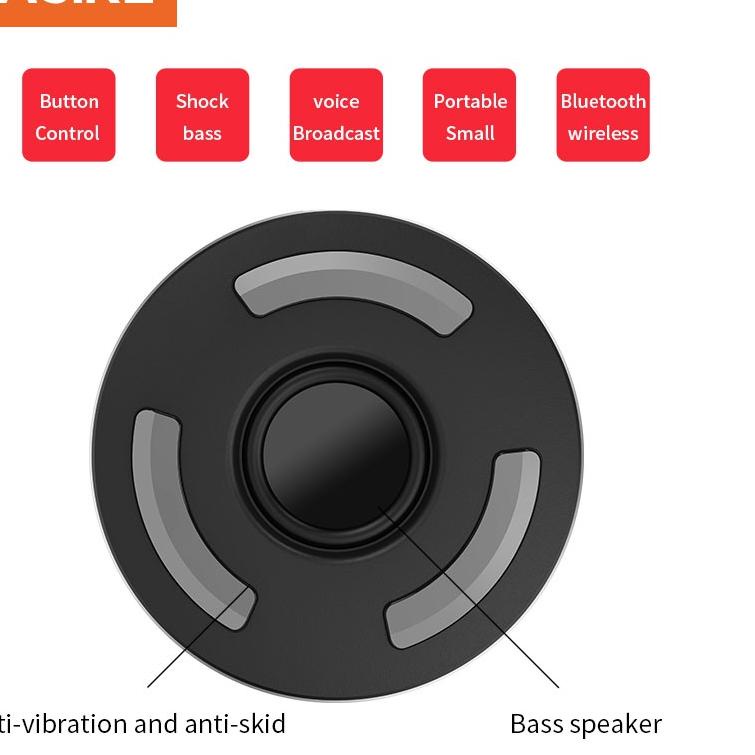 New BASIKE speaker bluetooth aktif Portable Mini HiFi Wireless Stereo bass polytron karaoke Kecil or