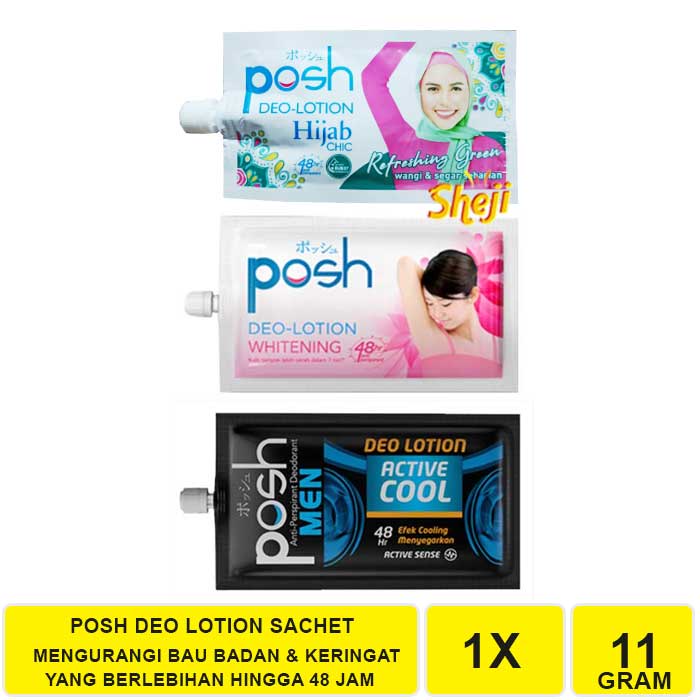 POSH DEO LOTION SACHET I Deodorant I Dapat 3 Sachet