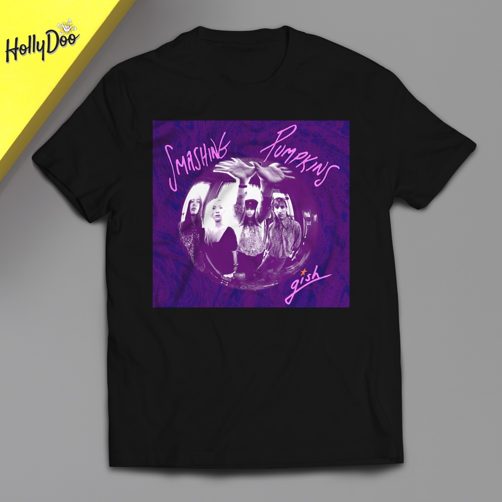 Kaos Band The Smashing Pumpkins Album Gish Baju Musik Size S-XXXL