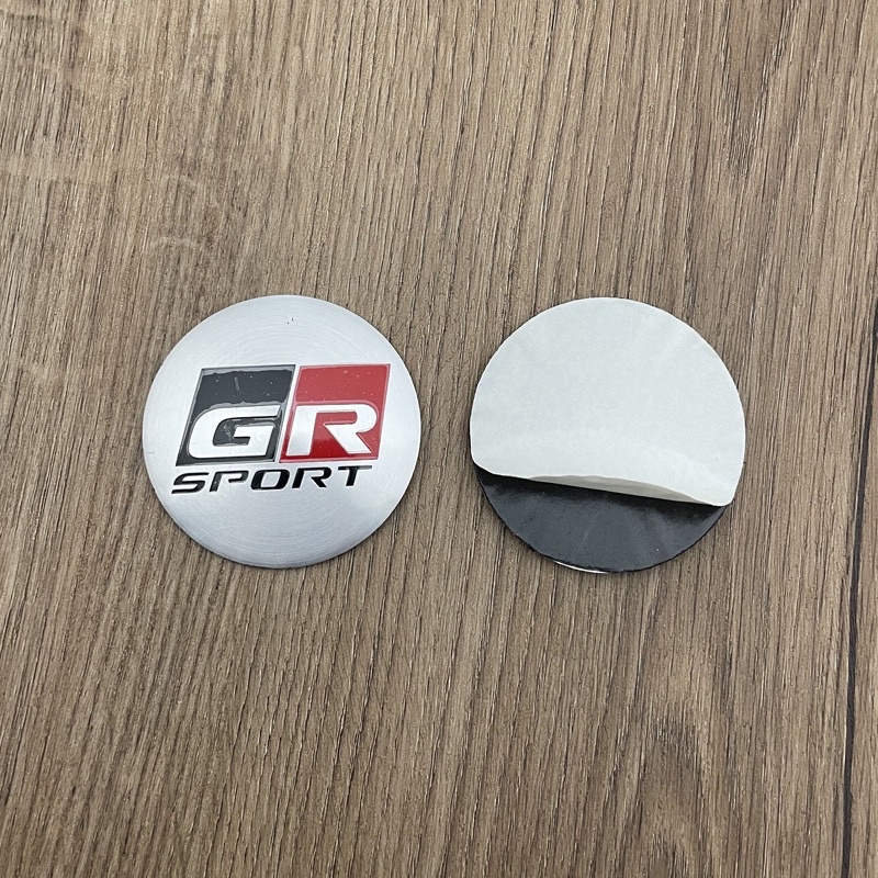 Sticker Emblem Cover Tutup Ban Mobil Gr sport 5.6cm