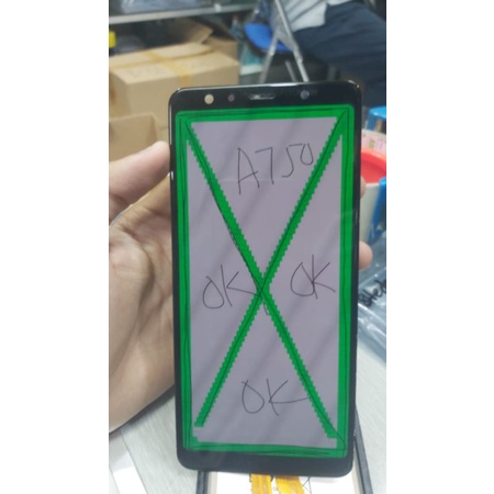 LCD Samsung A7 2018 (SM A750) Amoled Original Copotan
