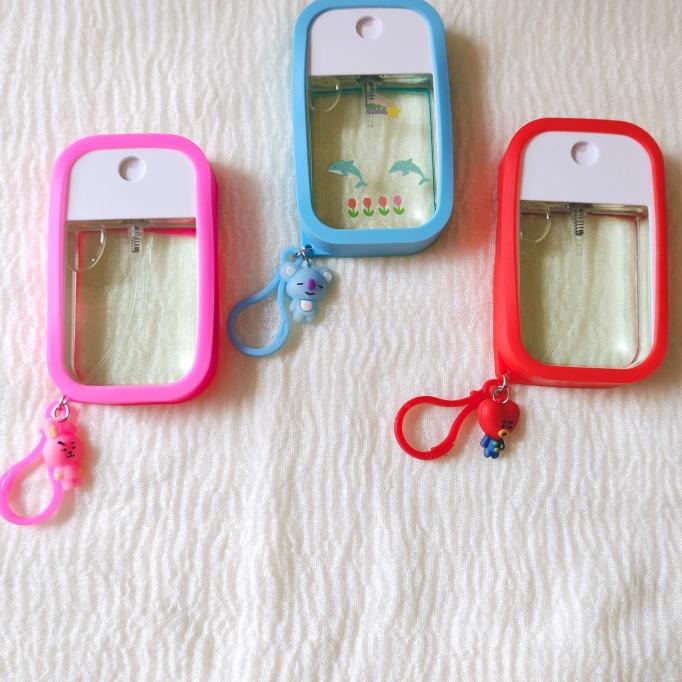 Gantungan Hand sanitizer spray botol kotak aesthetic gantung tas card Teralaris