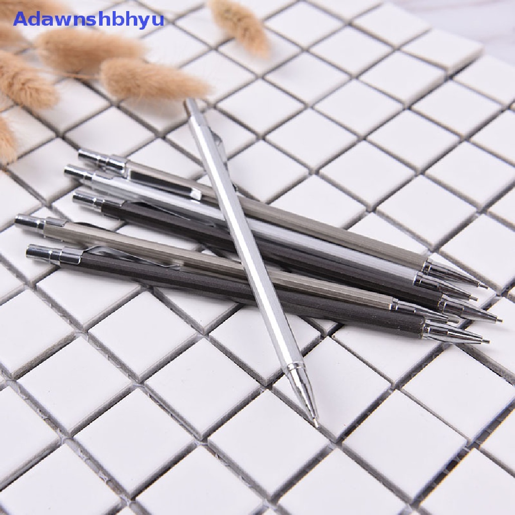 Adhyu Pensil Otomatis Mekanik Metal 0.5/0.7mm Untuk Gambar Wrig Sekolah Supplie ID