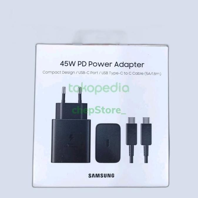 charger samsung 45 watt original