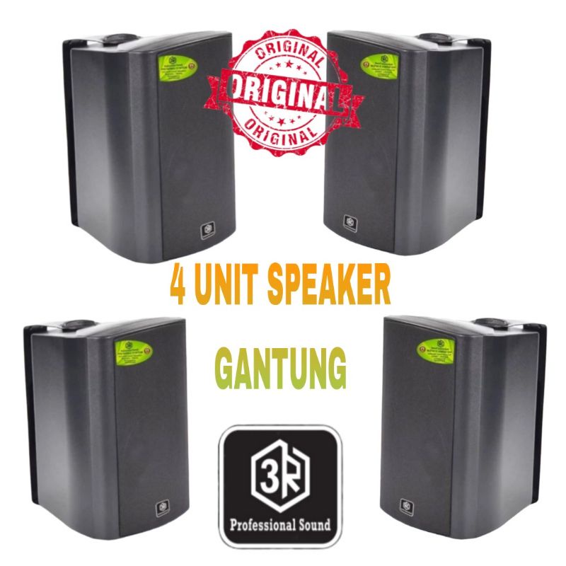 Paket Sound Cafe Dan Restoran Upgrade Ampli Digital Speaker Gantung 4 Titik