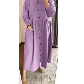 New Stock Midi Dress Katun Linen Rami Premium Pocku Midi Dress Katun Linen Rami