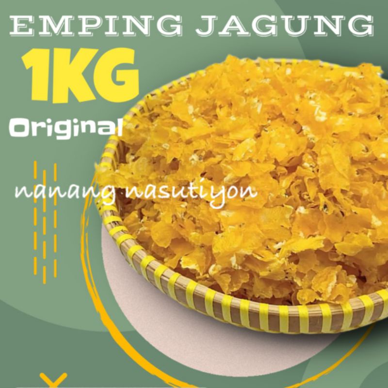 

KERUPUK EMPING JAGUNG ORIGINAL MENTAH TIPIS RENYAH 1KG