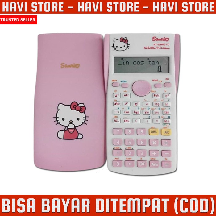 

STOK TERBATAS Kalkulator Hello Kitty Pink Lucu Scientific