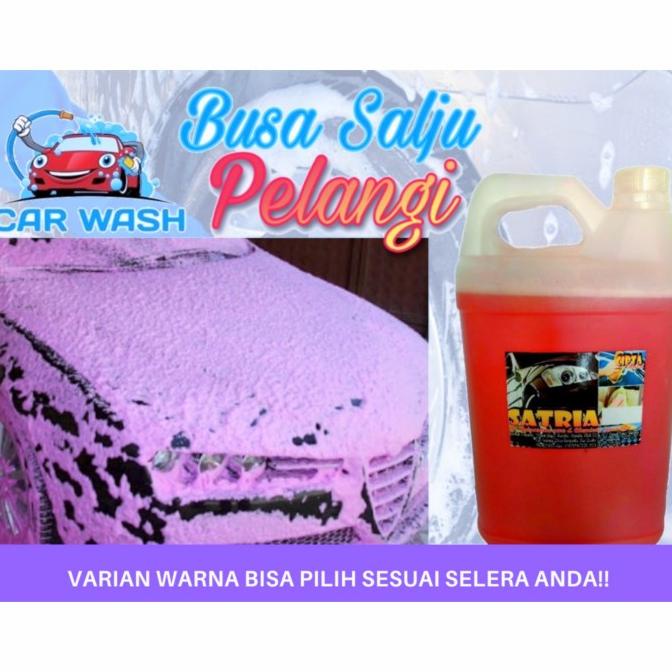 Shampo Steam Mobil Motor Salju Pelangi - Sabun Cuci Steam Mobil Motor