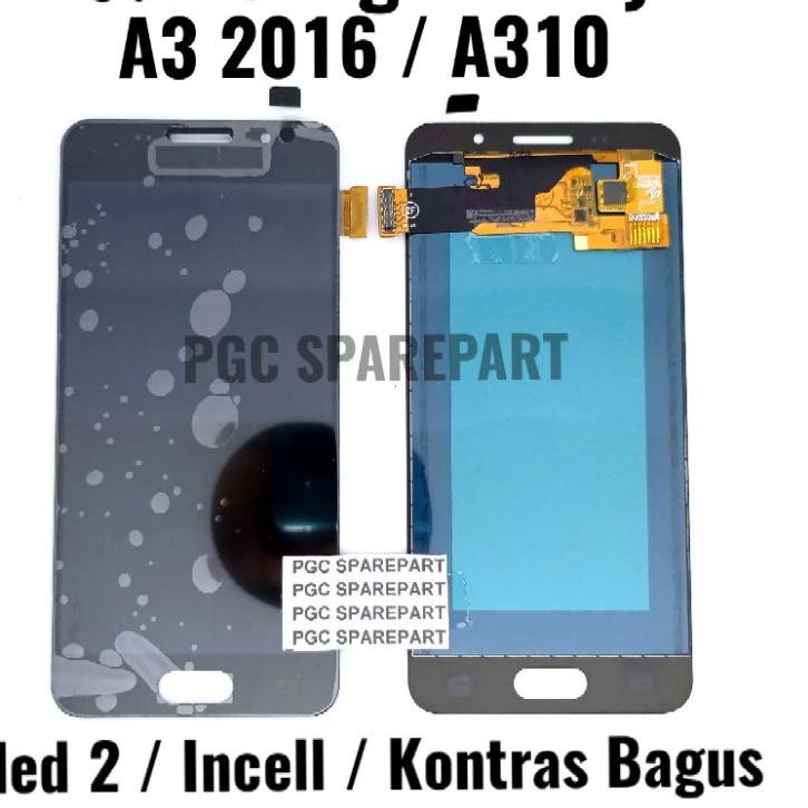 Termurah LCD Touchscreen Fullset Incell Oled 2 Kontras Bagus Samsung Galaxy A3 2016 A310