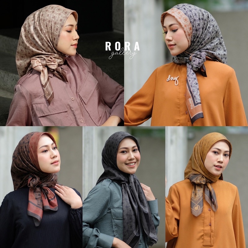 Deenay HUMEERA SERIES | HIJAB VOAL SEGI EMPAT | JILBAB MOTIF | KERUDUNG PRINTING | SCARF SCARVES VOI