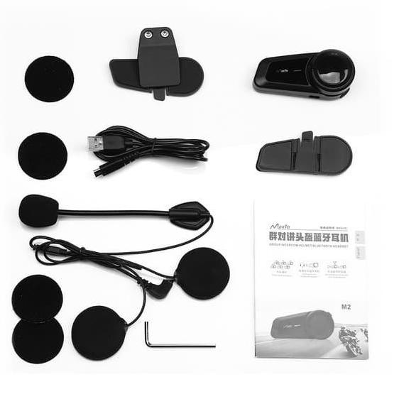 Jual Terbaik.. MAXTO M2 BLUEOTOOTH HELM MAXTO M2 6 RIDER MEGA BASS BT HEADSET