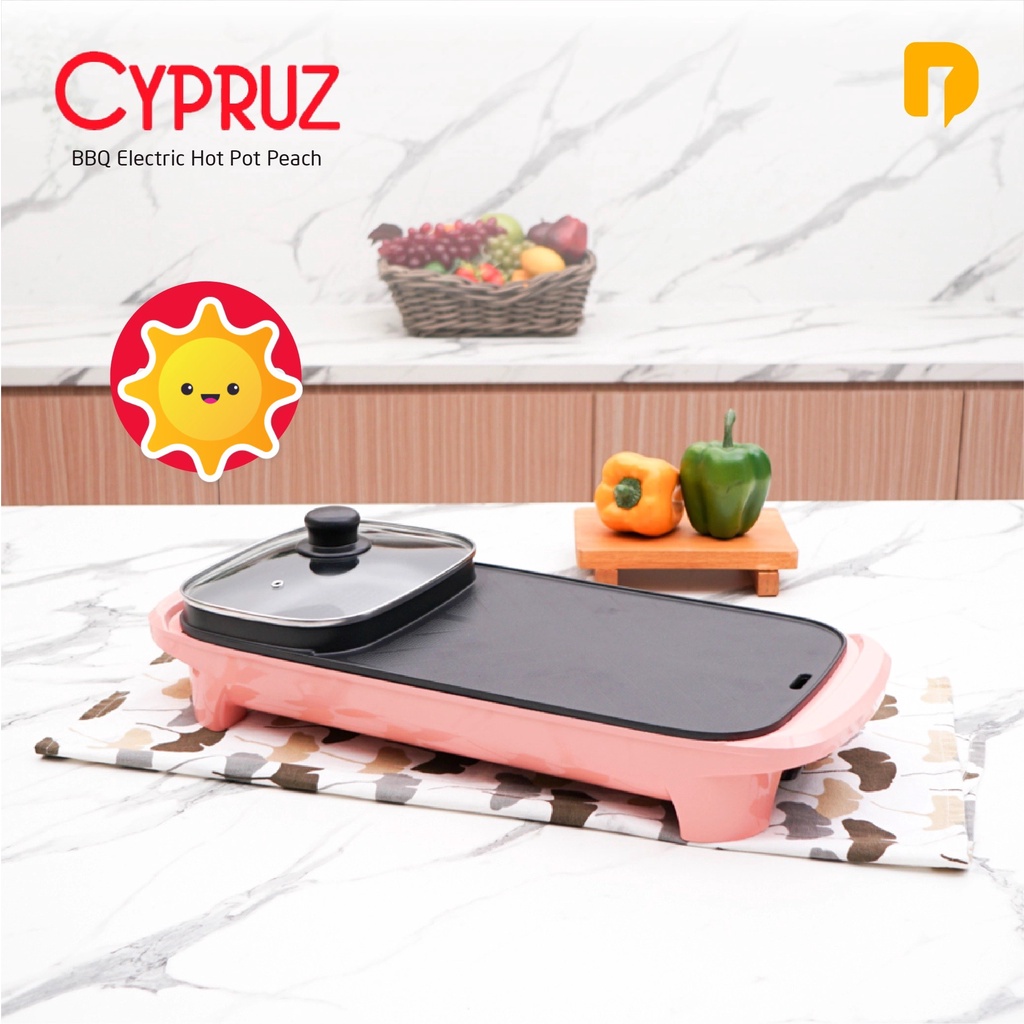 CYPRUZ BBQ ELECTRIC HOT POT