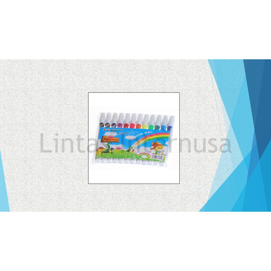 

Spidol Kecil 12 Warna Merek Snowman