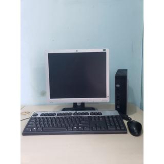PC Mini HP T5740 Ram 4 GB DDR 3Hardisk 120 GB Siap Pakai  Full Set Lcd