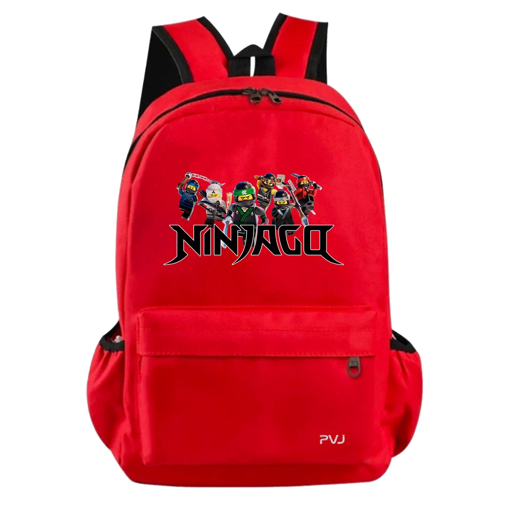 PVJ - Tas Karakter Lego Ninjago Ransel Laki-laki dan Perempuan Backpak