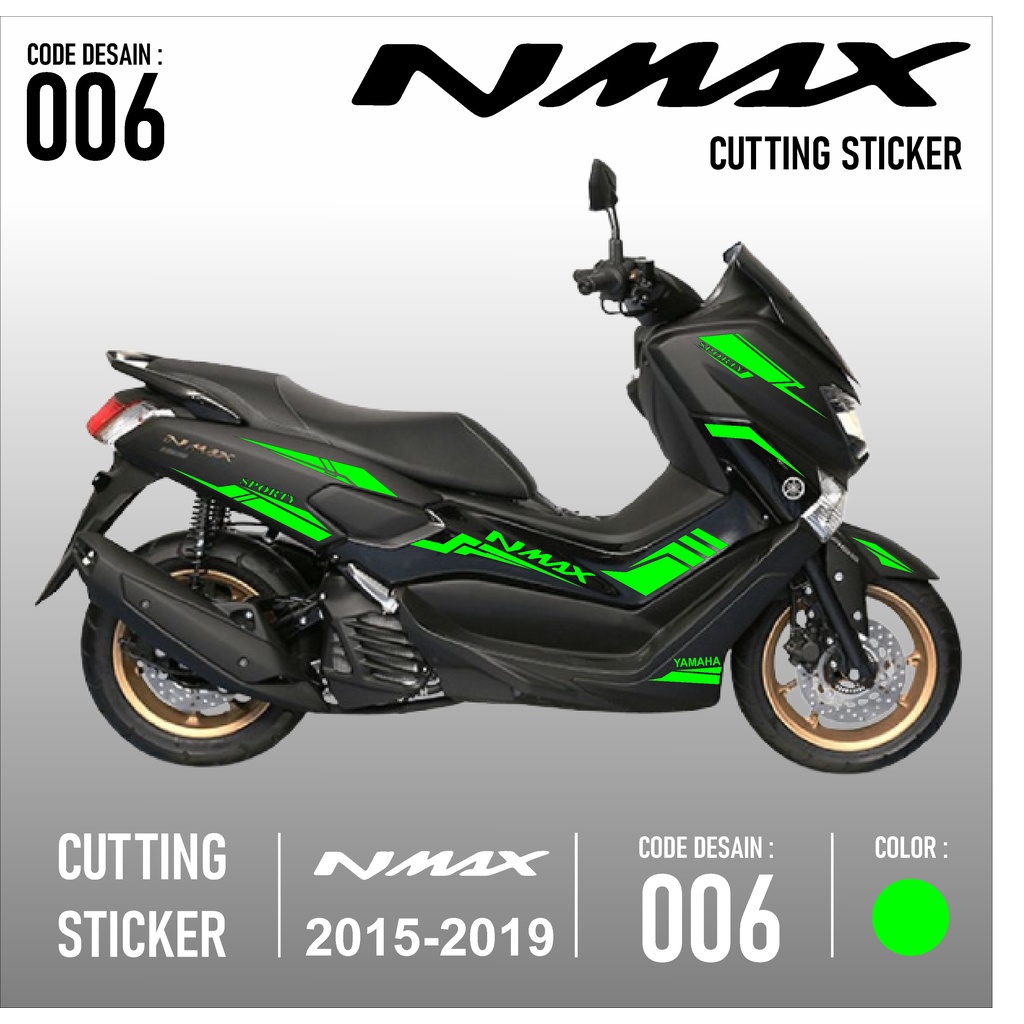 Cutting Sticker Nmax - Aksesoris Motor Stiker Yamaha Nmax Old Skotlet Sticker Striping Lis Variasi C