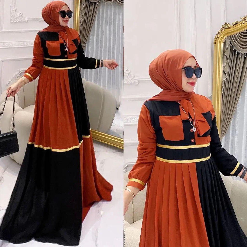 Gamis Murah l Saffa Dress l Dress Viral l Dress murah l Maxy Dress l Syari